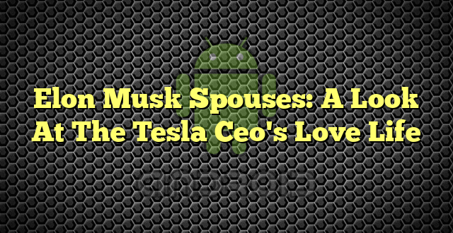 Elon Musk Spouses: A Look At The Tesla Ceo's Love Life