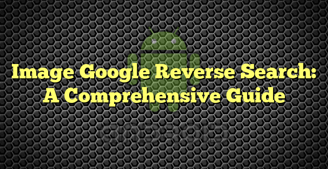 Image Google Reverse Search: A Comprehensive Guide