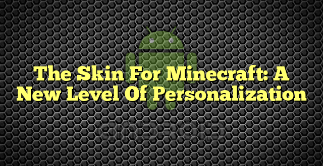 The Skin For Minecraft: A New Level Of Personalization